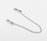 Love In Leather Peg Nipple Clamps With Chain Join - Default Title - Nipple and Clit Clamps